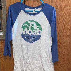 MOAB WOMENS BASEBALL TEE